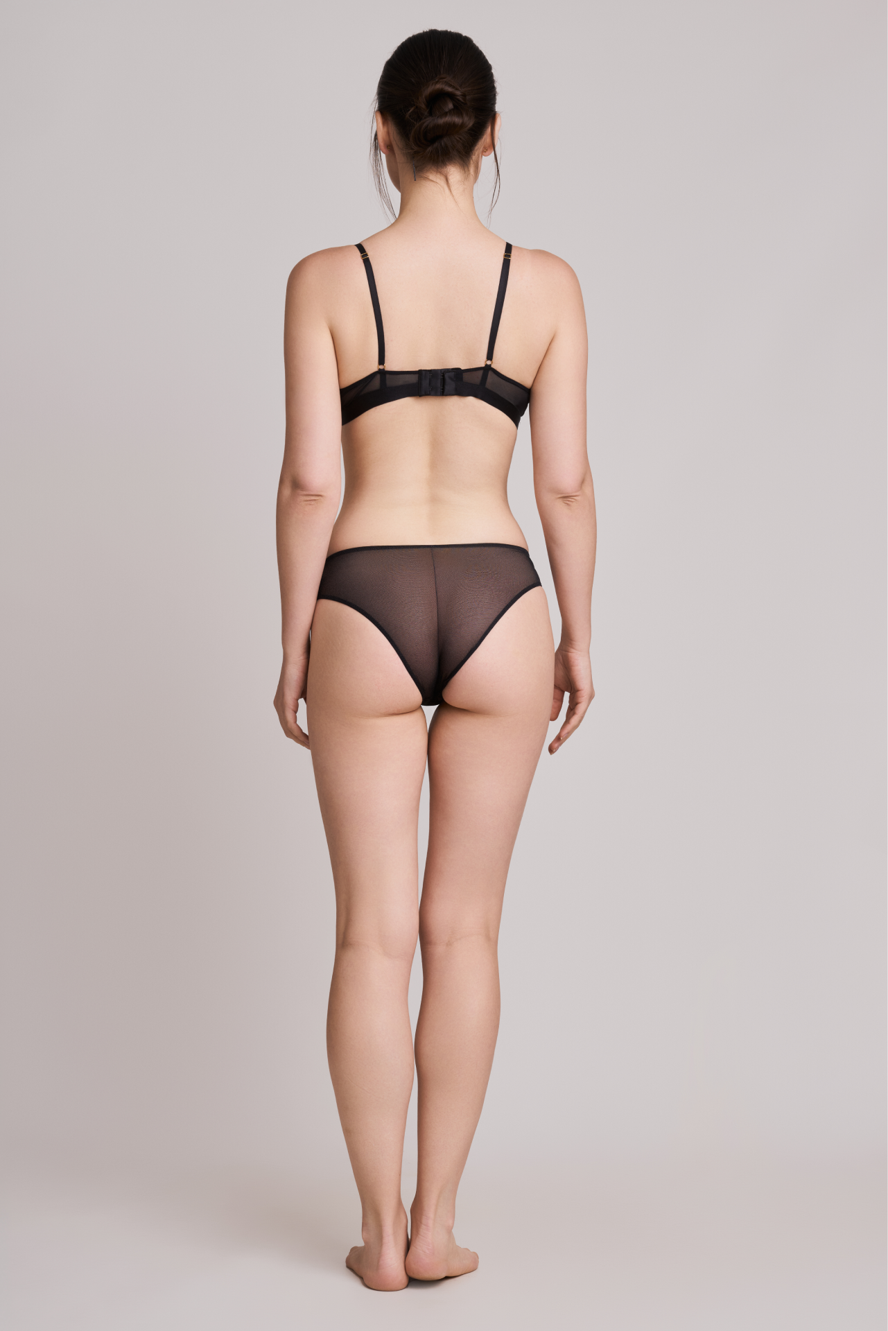 Duluva ropa interior negra set nova atras